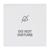 Rocker with legend DND for Switch/push button, Single rocker studio white matt - Platform 63