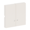 Rocker with Small Transparent Calotte for Switch/push button, Two-part rocker ivory white - Platform 63