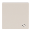 Rocker with legend Symbol "bell" for Switch/push button, Single rocker ivory white - Platform 63