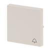Rocker with legend Symbol "bell" for Switch/push button, Single rocker ivory white - Platform 63