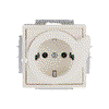 Busch-Service-Socket SCHUKO® socket insert Safety Shutter ivory white - Platform 63