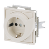Busch-Service-Socket SCHUKO® socket insert Safety Shutter ivory white - Platform 63