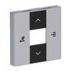 User Operation Symbols "up, down, ECO, menu" 1gang aluminium silver - Platform 63