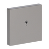 Rocker Symbol "light" with Small Transparent Calotte 1gang stainless steel - Pure Stainless Steel