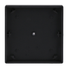 Rocker Symbol "scene" with Small Transparent Calotte 1gang black matt - Platform 63