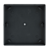 Rocker Symbol "dimming" with Small Transparent Calotte 1gang black matt - Platform 63
