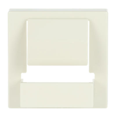 Cover plate PowerDock 1 gang ivory white - Platform 63