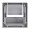 Cover plate PowerDock 1 gang aluminium silver - Platform 63