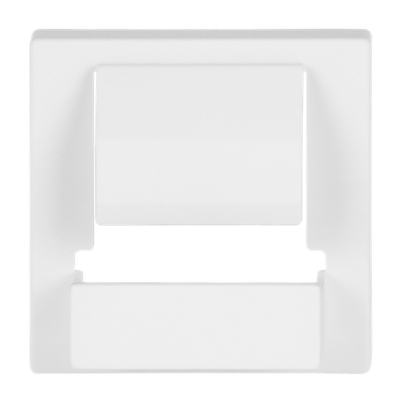 Cover plate PowerDock 1 gang studio white matt - Platform 63