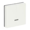 Control Element for Dimmer Two-part button with Neon lamp ivory white - Platform 63