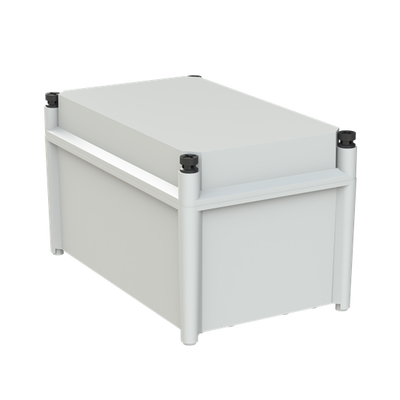 APO 31 BOX  (GREY COVER) RAL7035