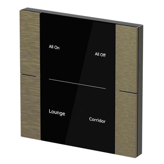 YUB/U2.0.1-AG Control Element, 2/4-fold, Antique Gold, FM – Image 3 of 3