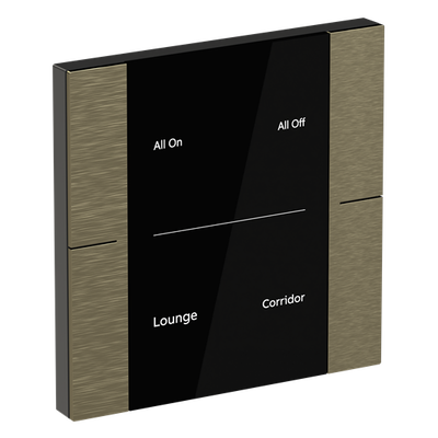 YUB/U2.0.1-AG Control Element, 2/4-fold, Antique Gold, FM