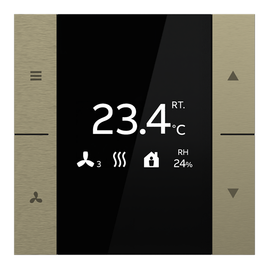 YUBR/U0.0.1-AG Room Temperature Controller, Antique Gold, FM