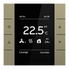 YUBR/U4.0.1-AG Room Temperature Controller with 2/4-fold Control Element, Antique Gold, FM