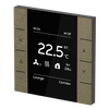 YUBR/U4.0.1-AG Room Temperature Controller with 2/4-fold Control Element, Antique Gold, FM
