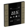 YUBR/U4.0.1-AG Room Temperature Controller with 2/4-fold Control Element, Antique Gold, FM