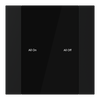 YUB/U1.0.1-201 Control Element, 1/2-fold, Matt Black, FM
