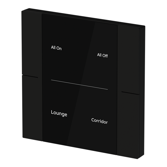 YUB/U2.0.1-201 Control Element, 2/4-fold, Matt Black, FM – Image 3 of 3