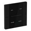 YUB/U2.0.1-201 Control Element, 2/4-fold, Matt Black, FM