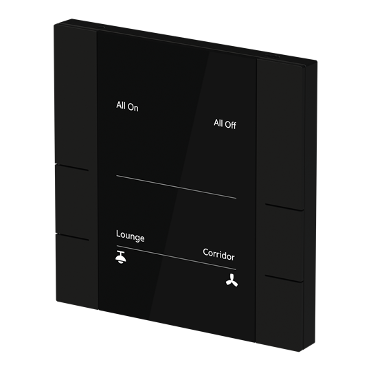 YUB/U3.0.1-201 Control Element, 3/6-fold, Matt Black, FM – Image 3 of 3