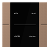 YUB/U2.0.1-MB Control Element, 2/4-fold, Mocha Brown, FM