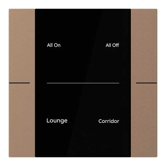 YUB/U2.0.1-MB Control Element, 2/4-fold, Mocha Brown, FM – Image 2 of 3