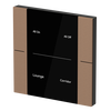 YUB/U2.0.1-MB Control Element, 2/4-fold, Mocha Brown, FM