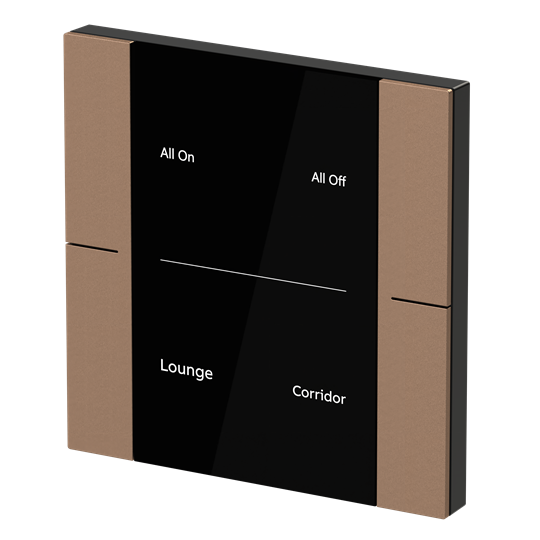 YUB/U2.0.1-MB Control Element, 2/4-fold, Mocha Brown, FM