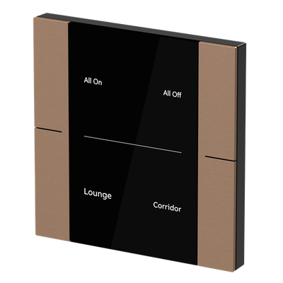 YUB/U2.0.1-MB Control Element, 2/4-fold, Mocha Brown, FM