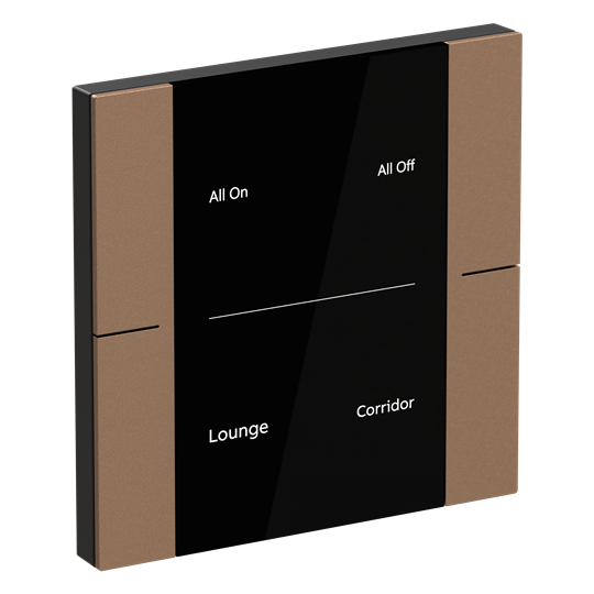 YUB/U2.0.1-MB Control Element, 2/4-fold, Mocha Brown, FM – Image 3 of 3