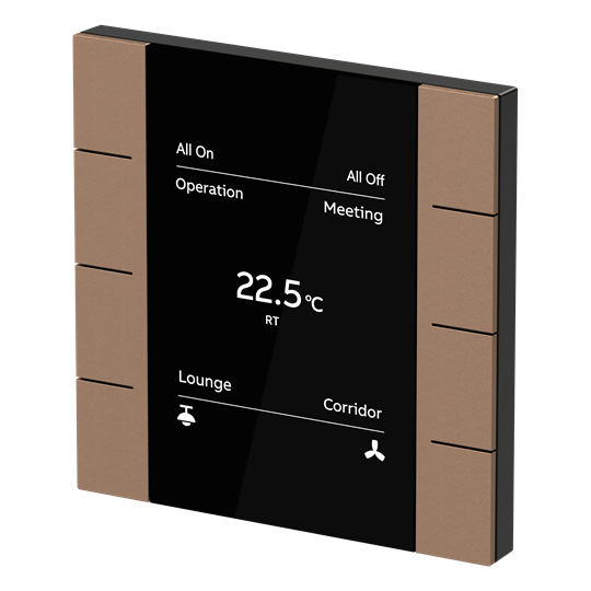 YUB/U4.0.1-MB Control Element, 4/8-fold, Mocha Brown, FM – Image 3 of 3