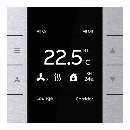 YUBR/U4.0.1-SS Room Temperature Controller with 2/4-fold Control Element, Stainless Steel, FM