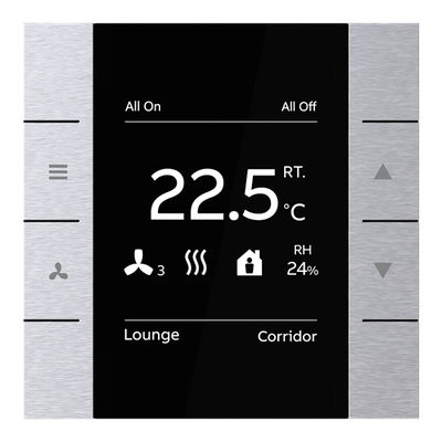 YUBR/U4.0.1-SS Room Temperature Controller with 2/4-fold Control Element, Stainless Steel, FM