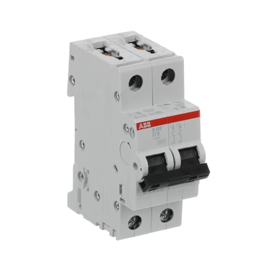 Miniature Circuit Breaker - S200 - 2P - 6 A - D - (AC) 6 kA – Image 2 of 3