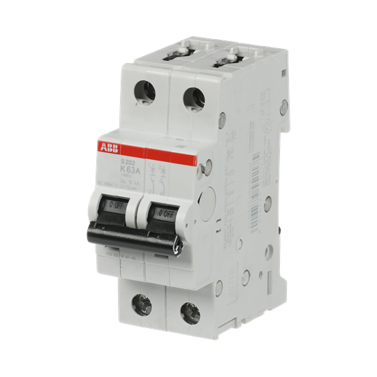Miniature Circuit Breaker - S200 - 2P - 63 A - K - (AC) 6 kA – Image 4 of 4