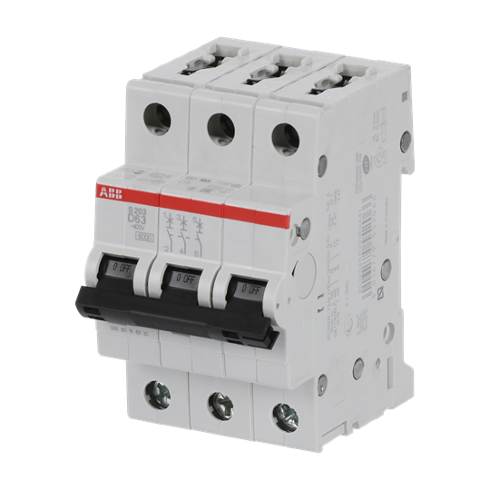 Miniature Circuit Breaker - S200 - 3P - 63 A - D - (AC) 6 kA – Image 3 of 3