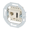 Data connecting insert TAE Cat 3 Straight version 2gang white