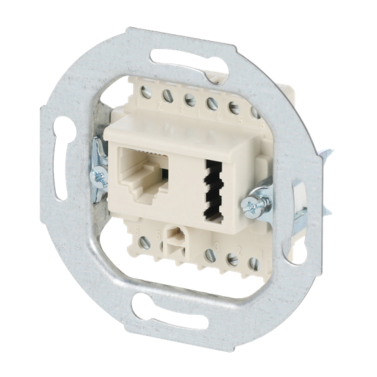 Data connecting insert UAE / TAE Cat 3 2gang white – Görsel 4 / 4