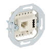 Data connecting insert TAE Cat 3 Straight version 2gang white
