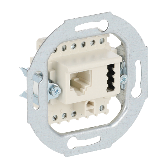 Data connecting insert UAE / TAE Cat 3 2gang white – Görsel 3 / 4