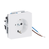 Busch-steplight® SCHUKO® socket insert Safety Shutter with LED Night light /White studio white matt - Platform 63