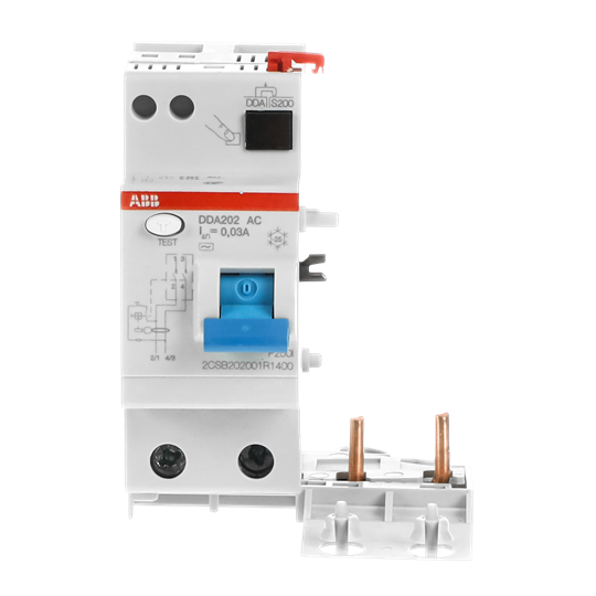 Residual Current Device Block DDA200 - 2P - 30 mA - 40 A - Type AC
