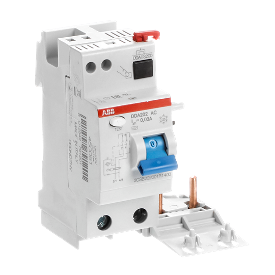 Residual Current Device Block DDA200 - 2P - 30 mA - 40 A - Type AC – Image 2 of 3