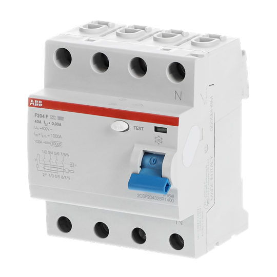 Residual Current Circuit Breaker - 4P - Type F - 30 mA - 40 A – Görsel 3 / 3