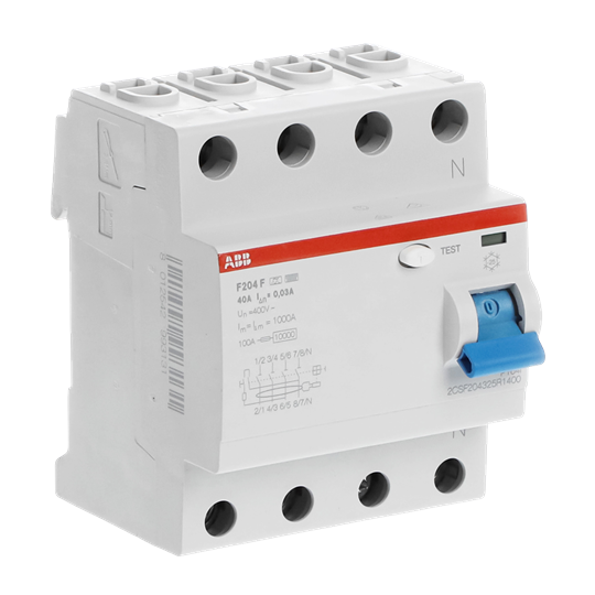 Residual Current Circuit Breaker - 4P - Type F - 30 mA - 40 A – Görsel 2 / 3