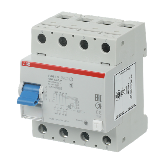 Residual Current Circuit Breaker - 4P - Type B - 300 mA - 125 A – Görsel 3 / 3