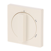 Cover plate with legend Symbol "1-2-3" for Level switch, Turn button ivory white - Platform 63