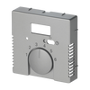 Cover plate with legend Characters 1 ... 6 for Thermostat Turn button stainless steel - Pure Stainless Steel