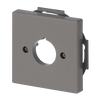 Cover plate Pilot devices 1 gang stainless steel - Pure Stainless Steel